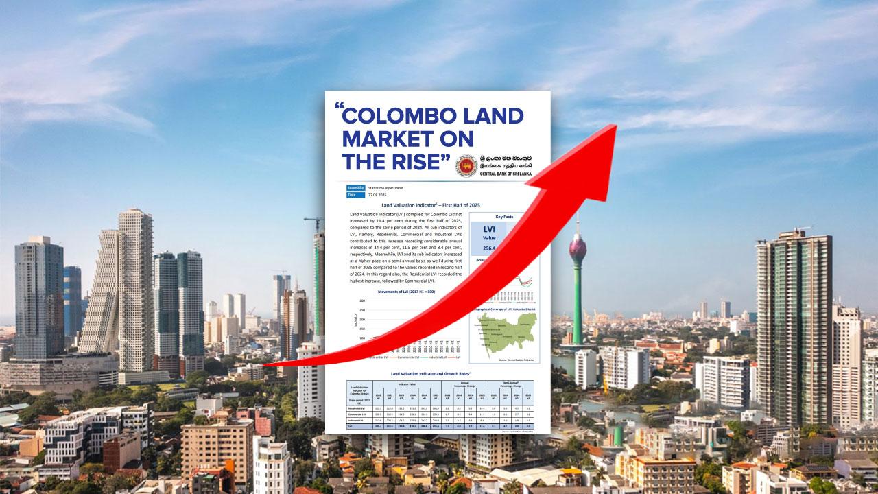 Colombo Land Market on the Rise: Insights from the Latest Land Valuation Indicator (LVI)