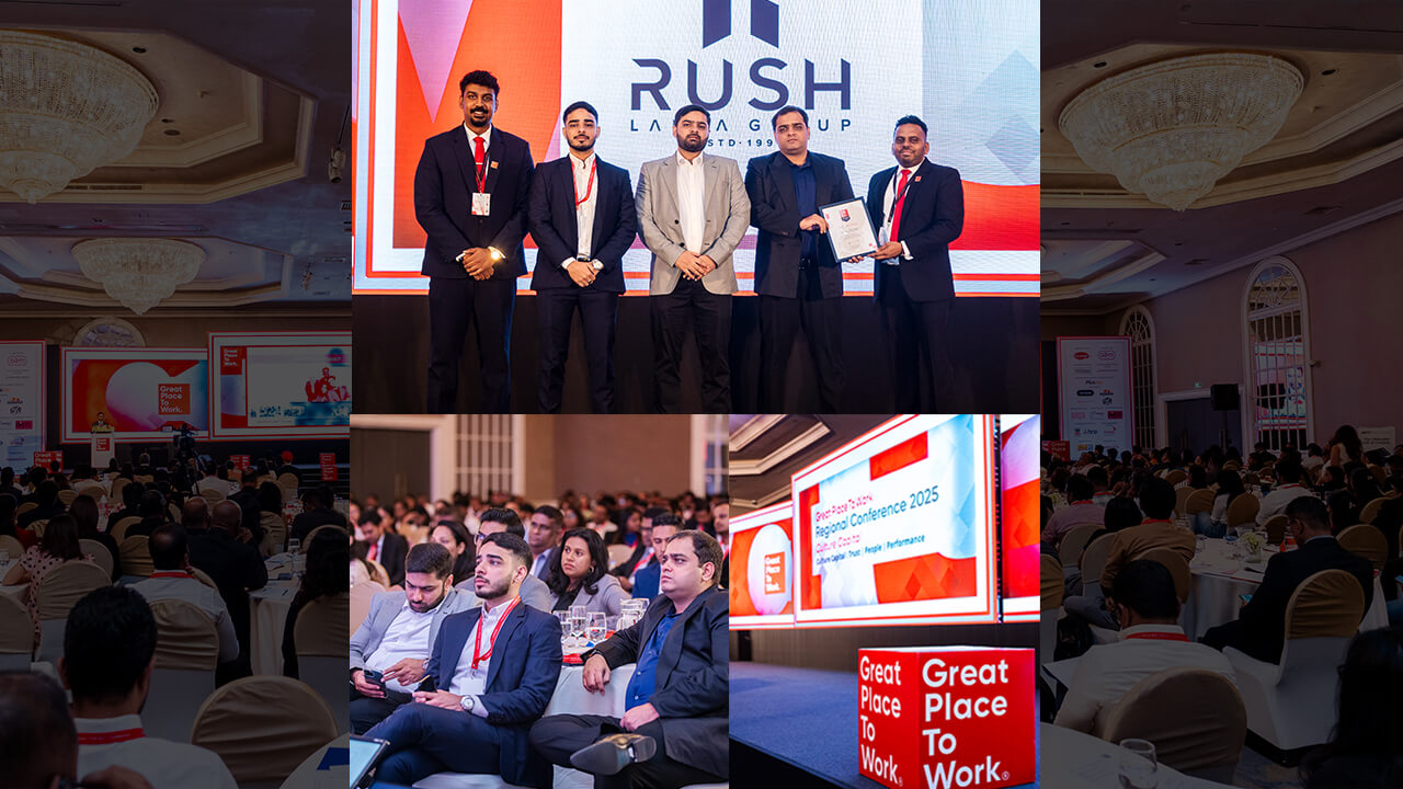 Rush Lanka Group Honoured with Great Place to Work® Certification